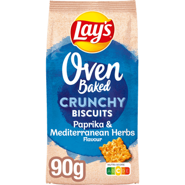Lay's Oven Baked Biscuits Paprika & Kruiden 90 gr