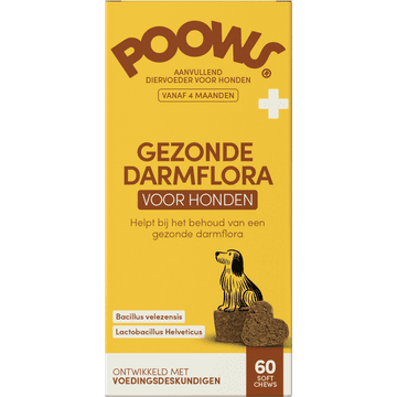 Poows Gezonde Darmflora 60 Soft Chews