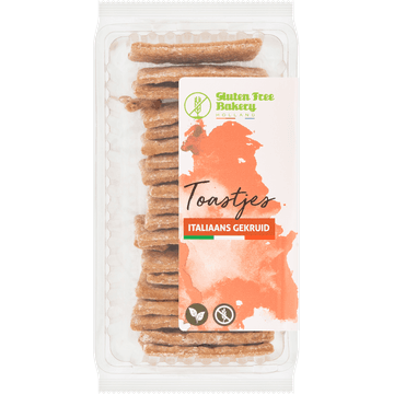 Gluten Free Bakery Holland Toastjes Italiaans Gekruid 100 g
