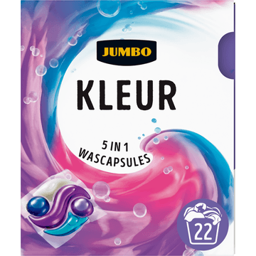 Jumbo Wascapsules 5 in 1 Kleur 22 Wasbeurten