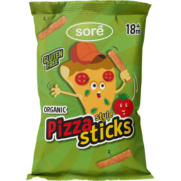 Sore Organic Pizza Style Sticks 18m+ 45 g