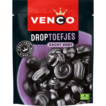Venco Droptoefjes Zacht Zoet 235 g