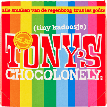 Tony's Chocolonely alle Smaken van de Regenboog Chocolade 200 g