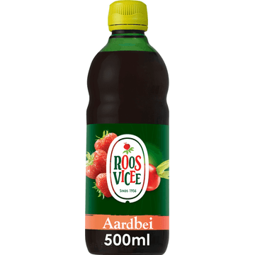 Roosvicee Original Aardbei Siroop, 500 ml