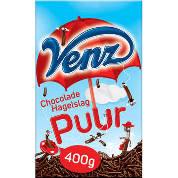 Venz Puur Chocolade Hagelslag 400 g