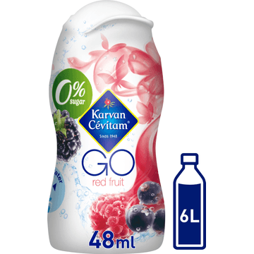 Karvan Cévitam GO Rood Fruit Siroop, 48 ml
