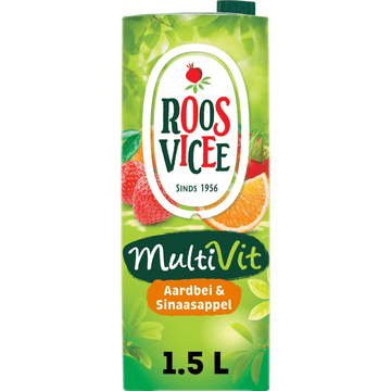 Roosvicee Multivit Aardbei & Sinaasappel 1,5 L