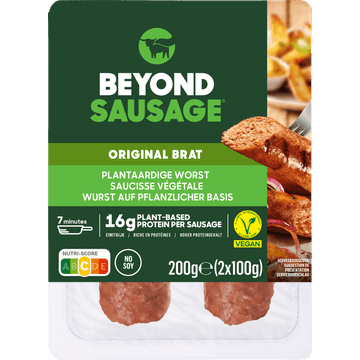 Beyond Meat Sausage Original Brat Plantaardige Worst 2 x 100 g