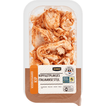 Jumbo Kipreepjes Italiaanse Stijl Voorgegaard Kip 135 g