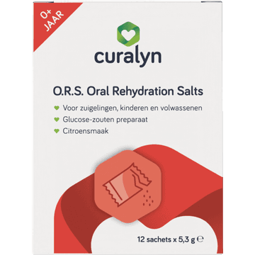 O.R.S. poeder citroen, 12 sachets