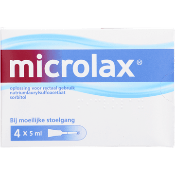 Microlax Oplossing (laxeermiddel), 4 stuks