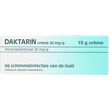 Daktarin crème bij schimmel 20 mg/ g, 15 g