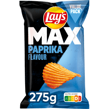 Lay's Max Ribbel Chips Paprika 275 gr