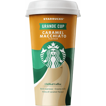Starbucks Grande Cup Caramel Macchiato ijskoffie 330ml