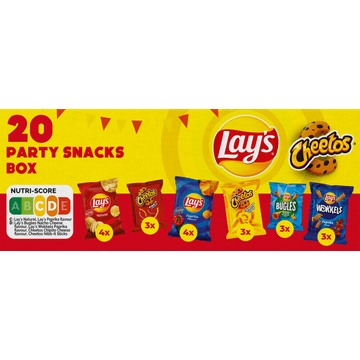 Lay's Cheetos Snackbox Chips 20 uitdeelzakjes