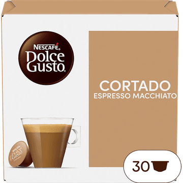 NESCAFÉ Dolce Gusto, Café Cortado Espresso, 30 capsules, 189,4 gr