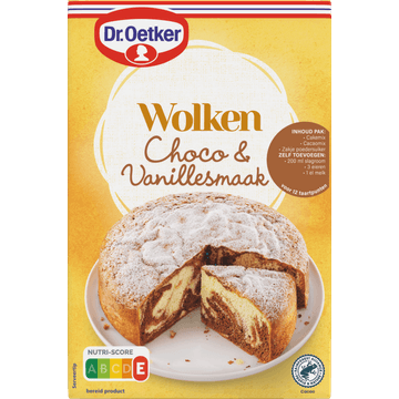 Dr. Oetker Wolken Cake Choco & Vanillesmaak Bakmix 455 g