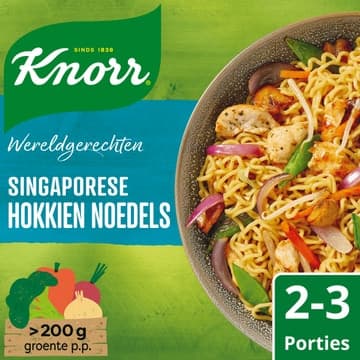 Knorr Wereldgerechten Hokkien Noedels Singaporese 192 g