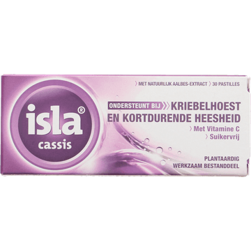 Isla Cassis keelpastilles, 30 stuks