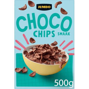 Jumbo Chocosmaak Chips 500 g