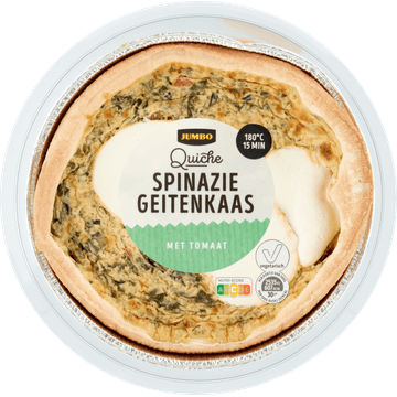 Jumbo Quiche Spinazie Geitenkaas 300 g