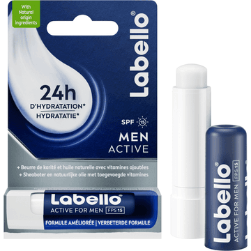 Labello Men Active SPF 15 met Natuurlijke Ölien 4,8 g