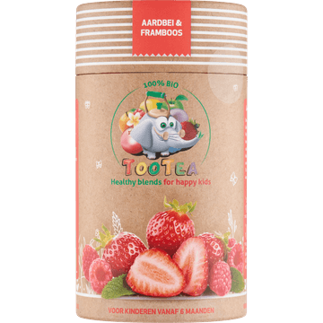 TooTea Aardbei & Framboos Bio Vanaf 6 Maanden 100 g