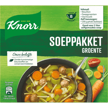 Knorr Soeppakket Groente 95 g
