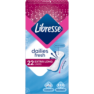 Libresse Extra Long Inlegkruisjes 22 Stuks