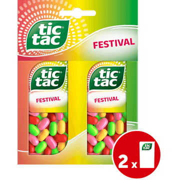 Tic Tac Festival 2 x 49 g