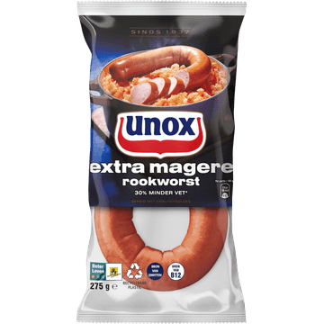 Unox Rookworst Extra Magere 275 gr