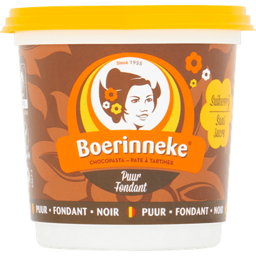 Boerinneke Chocopasta Puur Fondant Suikervrij 400 g