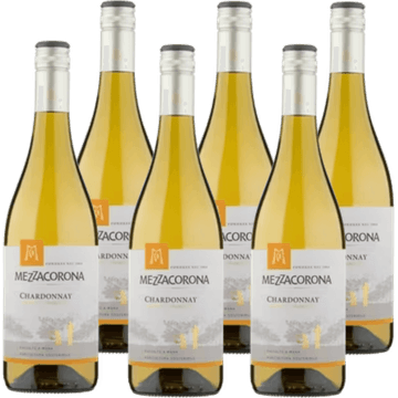 Mezzacorona - Chardonnay - 6 x 750 ML - zonder doos