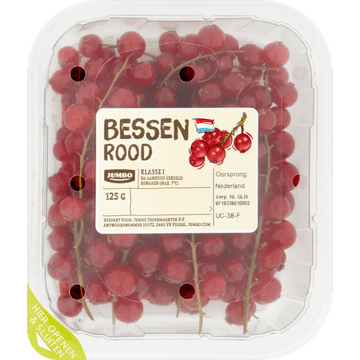 Jumbo Bessen Rood 125g