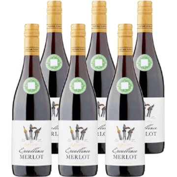 Excellence - Merlot - 6 x 750 ML - zonder doos