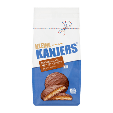 Kanjers Kleine Melkchocolade Karamel Wafeltjes 161 g