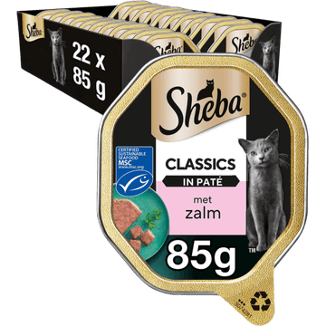Sheba in Paté met Zalm 22 x 85 g