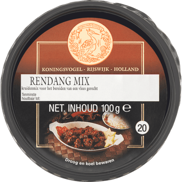 Koningsvogel Rendang Mix 100 g