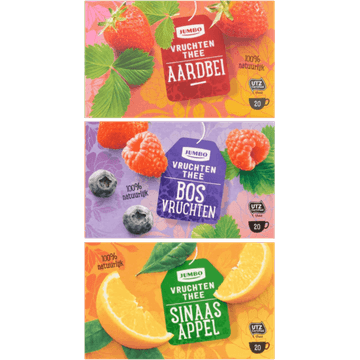Jumbo Vruchten Thee 3 x 20 Stuks