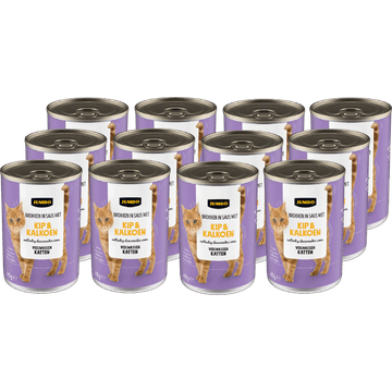 Jumbo Brokken in Saus met Kip & Kalkoen 12 x 415 g