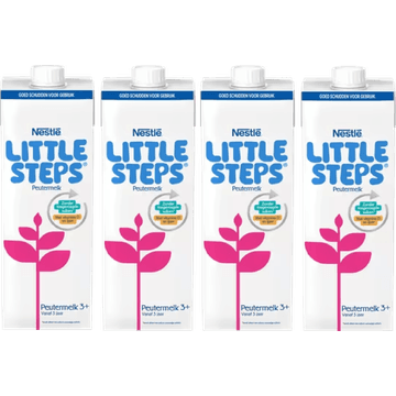 Nestlé LITTLE STEPS® Peutermelk 3+ jaar 4 x 1 L