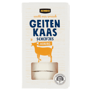 Jumbo Geitenkaas Schijfjes Honing 125 g