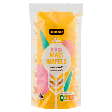 Jumbo Dikke Maïswafels Zeezout 120 g