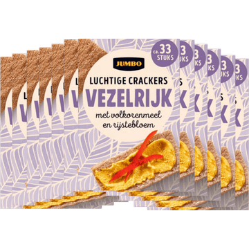 Jumbo Luchtige Crackers Volkoren met Rijstebloem 12 pack