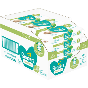 Pampers Sensitive Babydoekjes x52 Doekjes