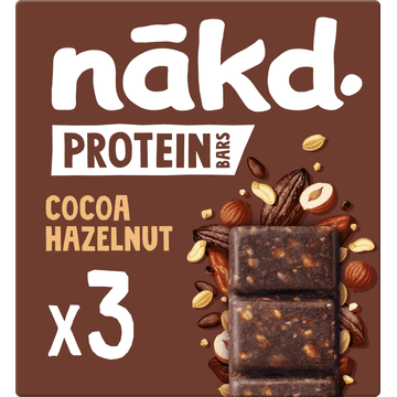 Nakd. Protein Cocoa Hazelnut 3x45g