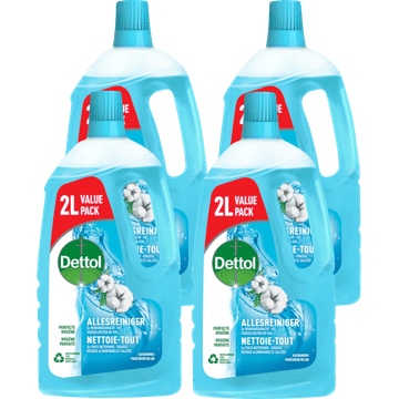 Dettol Allesreiniger Katoenfris Value Pack 4 x 2 L