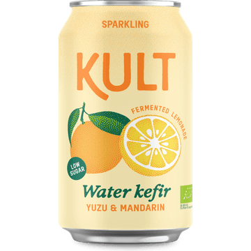 Kult Sparkling Water Kefir Yuzu & Mandarin 33 cl