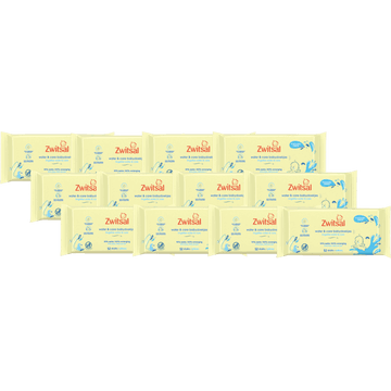 Zwitsal Billendoekjes Water & Care 12 x 52 Stuks