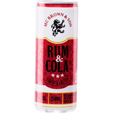 MC Brown & Son - Rum & Cola - 250ML
